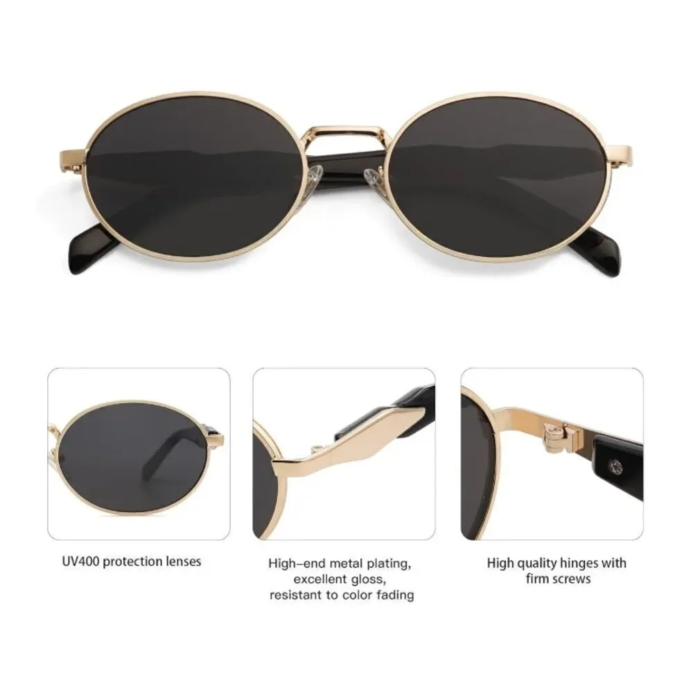 Retro Oval Sunglasses